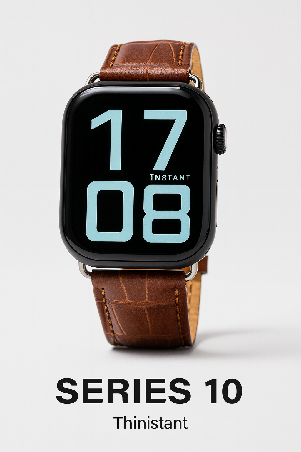 Thinstant 10 Ultra – Metal Edition with Triple-Strap Luxury Set  (Rubber Strap + Magnetic Chain + Leather Strap)