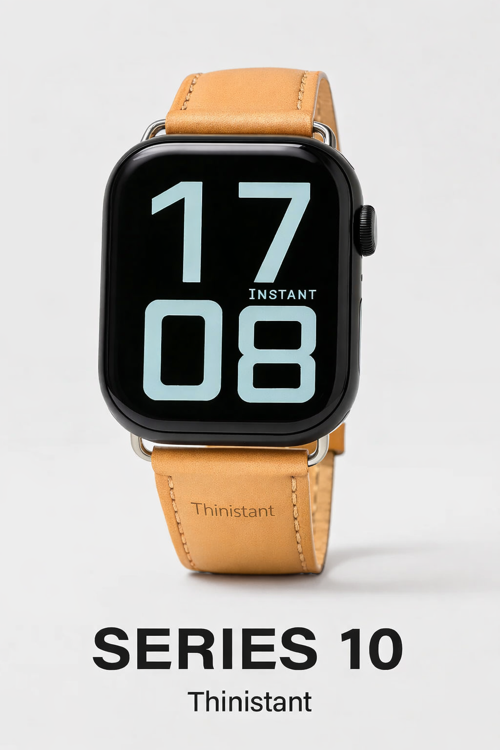 Thinstant 10 Ultra – Metal Edition with Triple-Strap Luxury Set  (Rubber Strap + Magnetic Chain + Leather Strap)