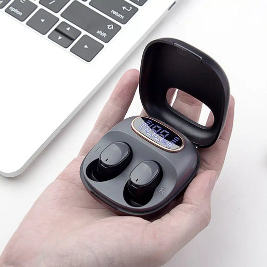 Faster RB200 Stereo Wireless Earbuds Digital Display Charging Box